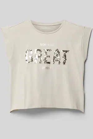 Guess T-Shirt mit Paillettenbesatz in , Größe 140