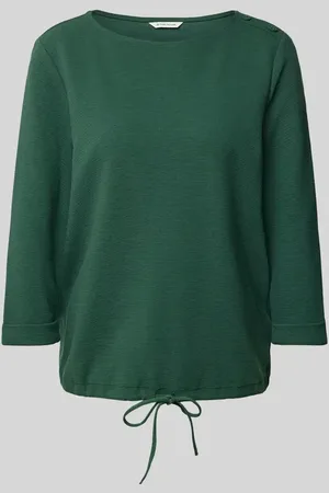 TOM TAILOR Relaxed Fit 3/4-Shirt aus Bio-Baumwoll-Mix mit Knopf-Details in , Größe S