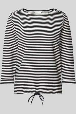 TOM TAILOR Relaxed Fit 3/4-Shirt aus Bio-Baumwoll-Mix mit Knopf-Details in , Größe S