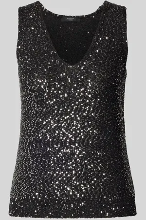 Max Mara Tanktop mit Paillettenbesatz Modell 
