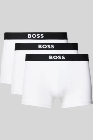 HUGO BOSS Trunks mit elastischem Logo-Bund im 3er-Pack Modell 