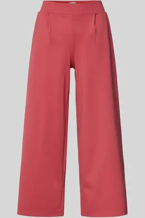 Ichi Wide Leg Stoffhose mit Bundfalten Modell 