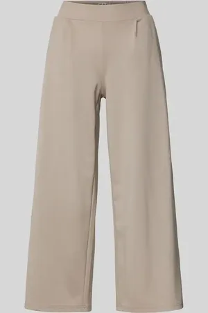 Ichi Wide Leg Stoffhose mit Bundfalten Modell 