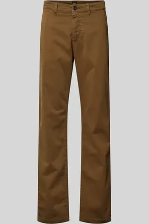 HUGO BOSS Regular Fit Chino mit Gürtelschlaufen in , Größe 30/32