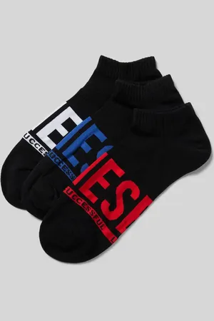Diesel Socken mit Label-Print im 3er-Pack in , Größe 39-42