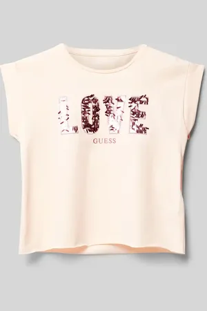 Guess T-Shirt mit Paillettenbesatz in , Größe 140