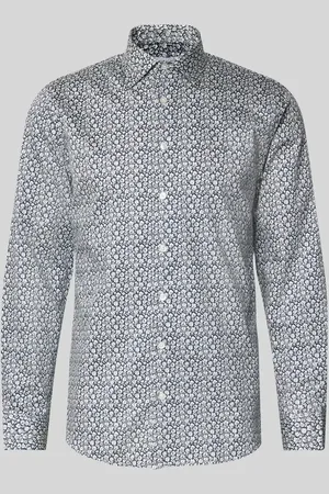 SELECTED Slim Fit Freizeithemd mit Kentkragen in , Größe S