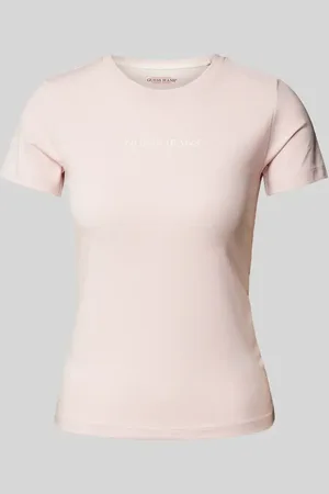 Guess Slim Fit T-Shirt mit Label-Print in , Größe XS
