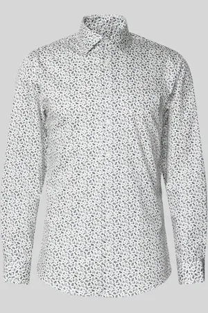 SELECTED Slim Fit Freizeithemd mit Kentkragen in , Größe S