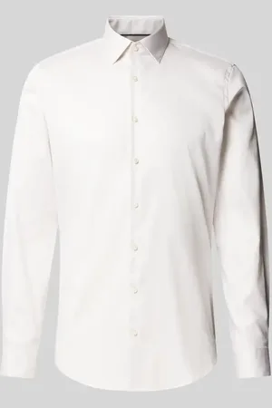 Jake*s Slim Fit Business-Hemd mit Kentkragen in , Größe 37/38