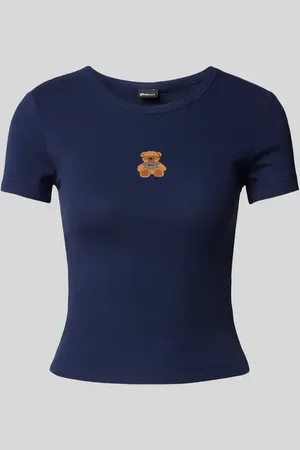 Gina Tricot Slim Fit T-Shirt mit Motiv-Print in , Größe L