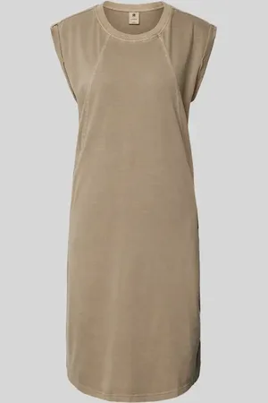G-Star Knielanges Kleid mit Rundhalsausschnitt in , Größe XS