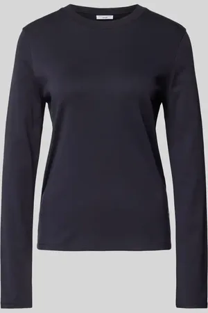 Marc O’ Polo Longsleeve mit geripptem Rundhalsausschnitt in , Größe XS