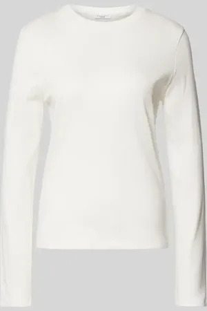 Marc O’ Polo Longsleeve mit geripptem Rundhalsausschnitt in , Größe M