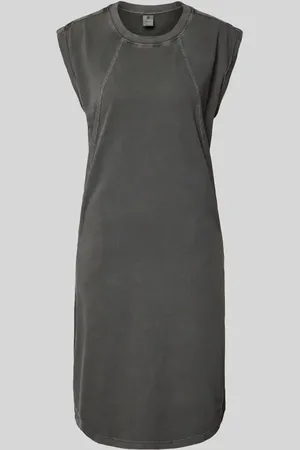 G-Star Knielanges Kleid mit Rundhalsausschnitt in , Größe XS