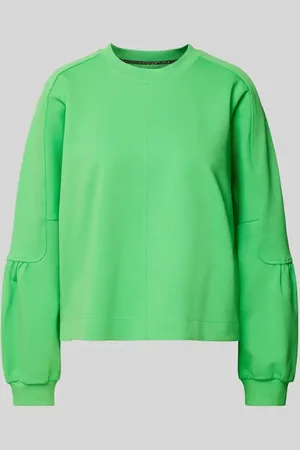 Marc Cain Sweatshirt mit gerippten Abschlüssen in , Größe 34