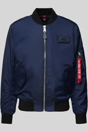 Alpha Industries Bomberjacke mit Label-Badge in , Größe S