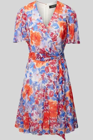 Ralph Lauren Minikleid mit V-Ausschnitt in , Größe 34