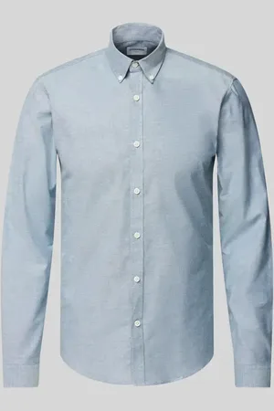 Lindbergh Slim Fit Freizeithemd mit Knopfleiste Modell 