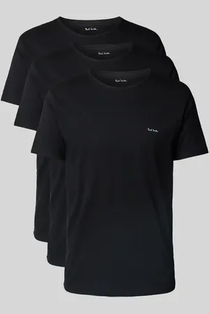 Paul Smith T-Shirt aus Viskose mit Label-Print im 3er-Pack in , Größe L