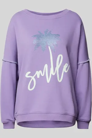miss goodlife Oversized Sweatshirt mit gerippten Abschlüssen in , Größe XS