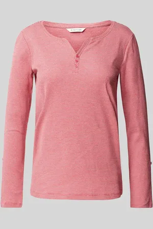 TOM TAILOR Regular Fit Langarmshirt mit Bio-Baumwoll-Anteil in , Größe XS