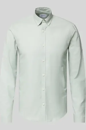 Lindbergh Slim Fit Freizeithemd mit Knopfleiste Modell 