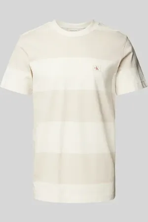 Calvin Klein T-Shirt mit Label-Badge in , Größe XS