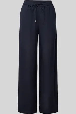 MARELLA Wide Leg Leinenhose mit Tunnelzug Modell 