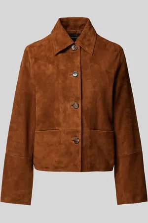 Zadig & Voltaire Jacke in Leder-Optik mit Eingrifftaschen Modell 