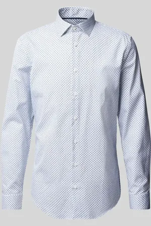 Jake*s Slim Fit Business-Hemd mit Kentkragen in , Größe 39/40