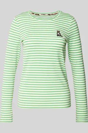 Marc Cain Longsleeve mit Motiv-Stitching in , Größe 36