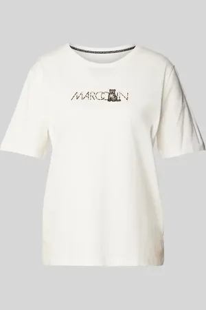 Marc Cain T-Shirt mit Label-Print in , Größe 34
