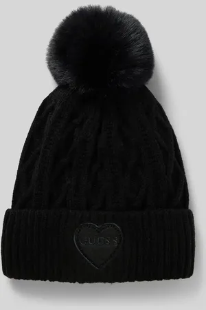 Guess Pudelmütze mit Bommel in , Größe L