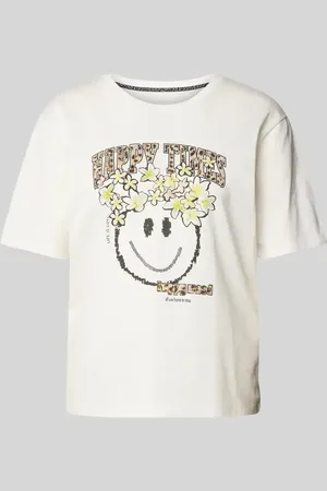 Marc Cain T-Shirt mit Motiv-Print in , Größe 36