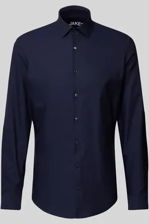 Jake*s Slim Fit Business-Hemd mit Kentkragen in , Größe 37/38