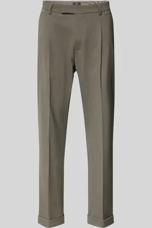 Cinque Regular Fit Bundfaltenhose mit Label-Detail Modell 