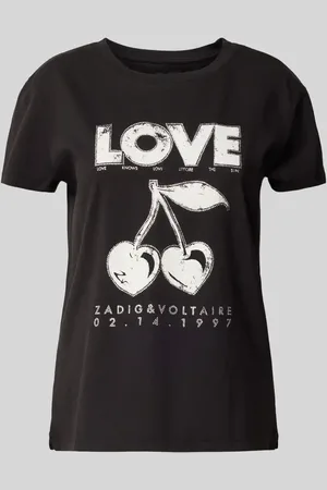 Zadig & Voltaire T-Shirt mit Strasssteinbesatz Modell 