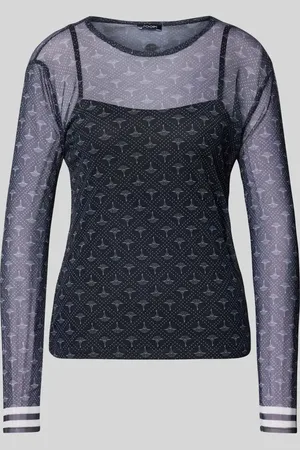 JOOP! Longsleeve mit semitransparentem Design Modell 