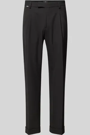 Cinque Regular Fit Bundfaltenhose mit Label-Detail Modell 