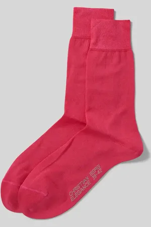 Christian Berg Socken mit Label-Print im 2er-Pack in , Größe 39/42