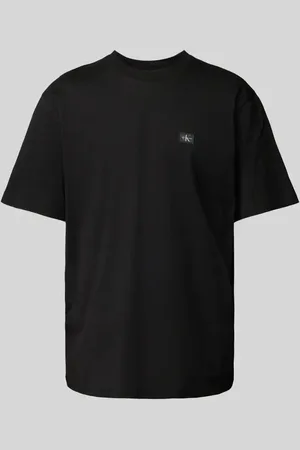 Calvin Klein T-Shirt mit geripptem Rundhalsausschnitt in , Größe S