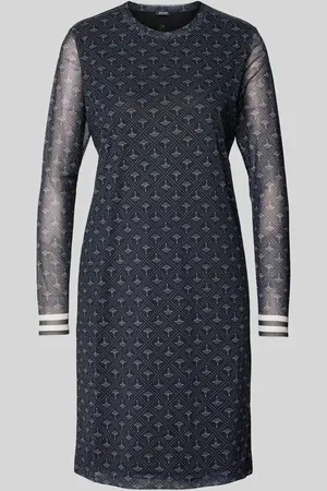 JOOP! Knielanges Kleid mit Rundhalsausschnitt Modell 