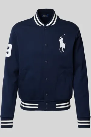 Ralph Lauren Regular Fit College-Jacke mit großem Logo-Stitching in , Größe S