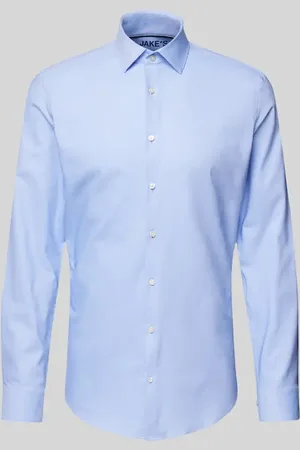 Jake*s Slim Fit Business-Hemd mit Kentkragen in , Größe 37/38