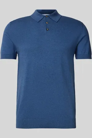 SELECTED Poloshirt mit elastischen Abschlüssen in , Größe S