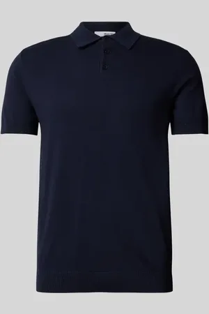 SELECTED Poloshirt mit elastischen Abschlüssen in , Größe S