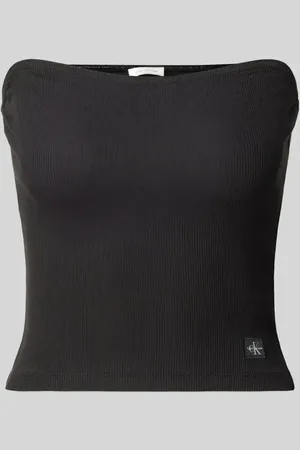 Calvin Klein Bandeau-Top mit Label-Detail in , Größe XS
