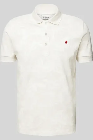 Replay Regular Fit Poloshirt mit Logo-Stitching in , Größe M
