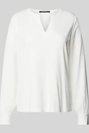 Comma, Longsleeve mit Tunikakragen in , Größe 34